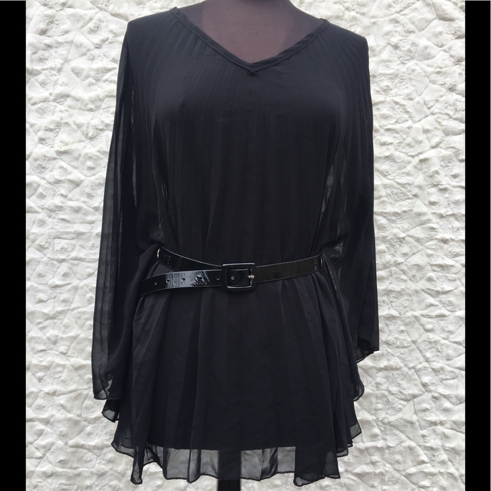 Black shirt/ poncho by k&c